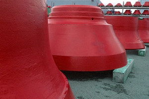 Wear & Spare Parts Cone Crusher In Stock Concaves and Mantles